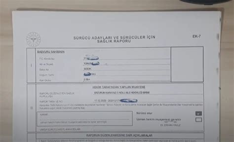 D dilimi sağlık raporu nedir? .